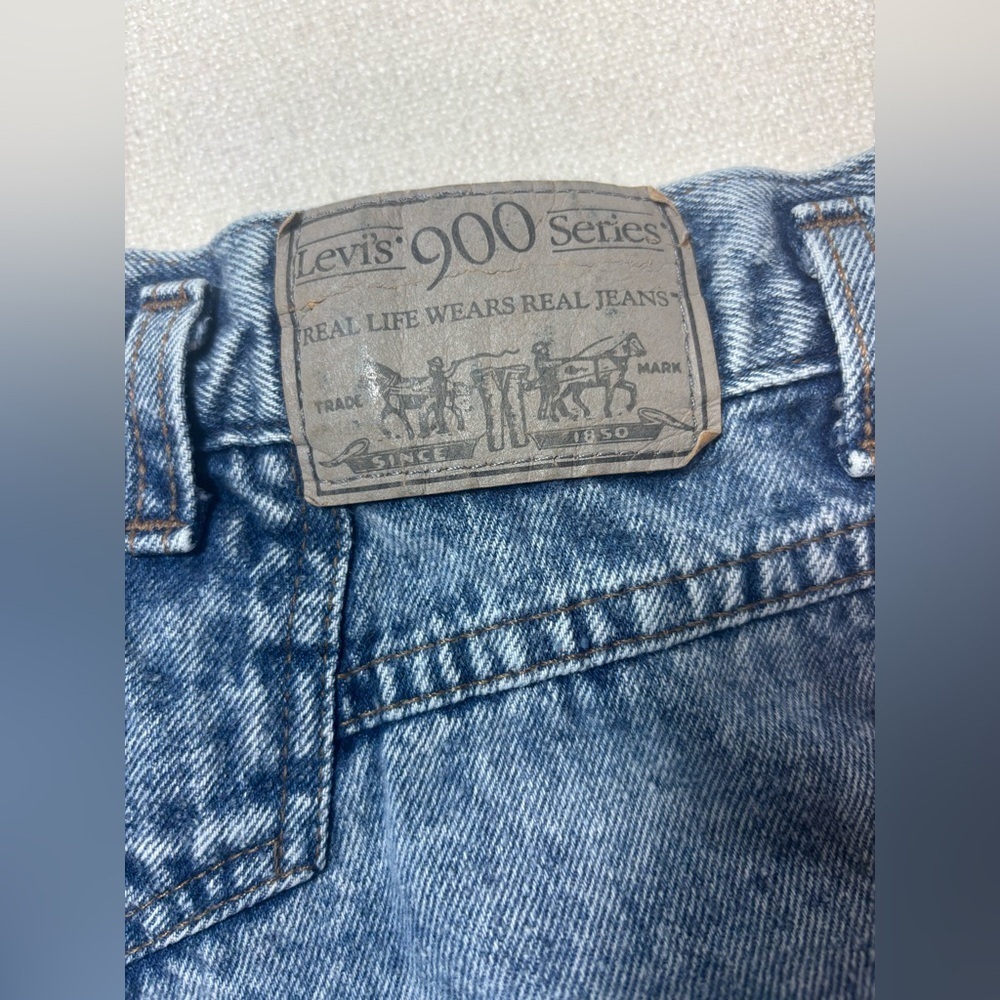 Levi’s 900 Series Womens 10 Vintage High Waist Pleated Tapered Mom Jeans - Picture 3 of 7